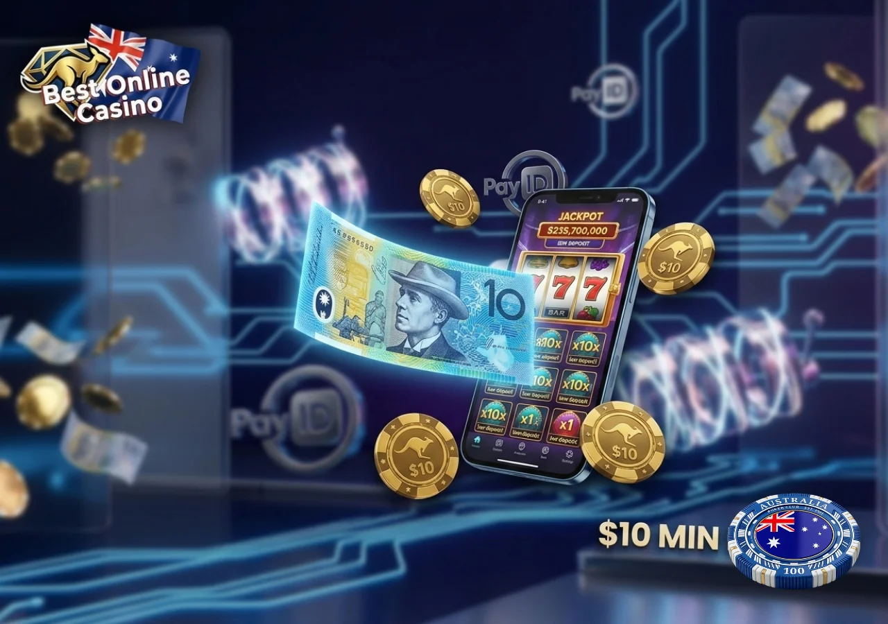 Low minimum deposit casinos accepting instant ten dollar PayID payments